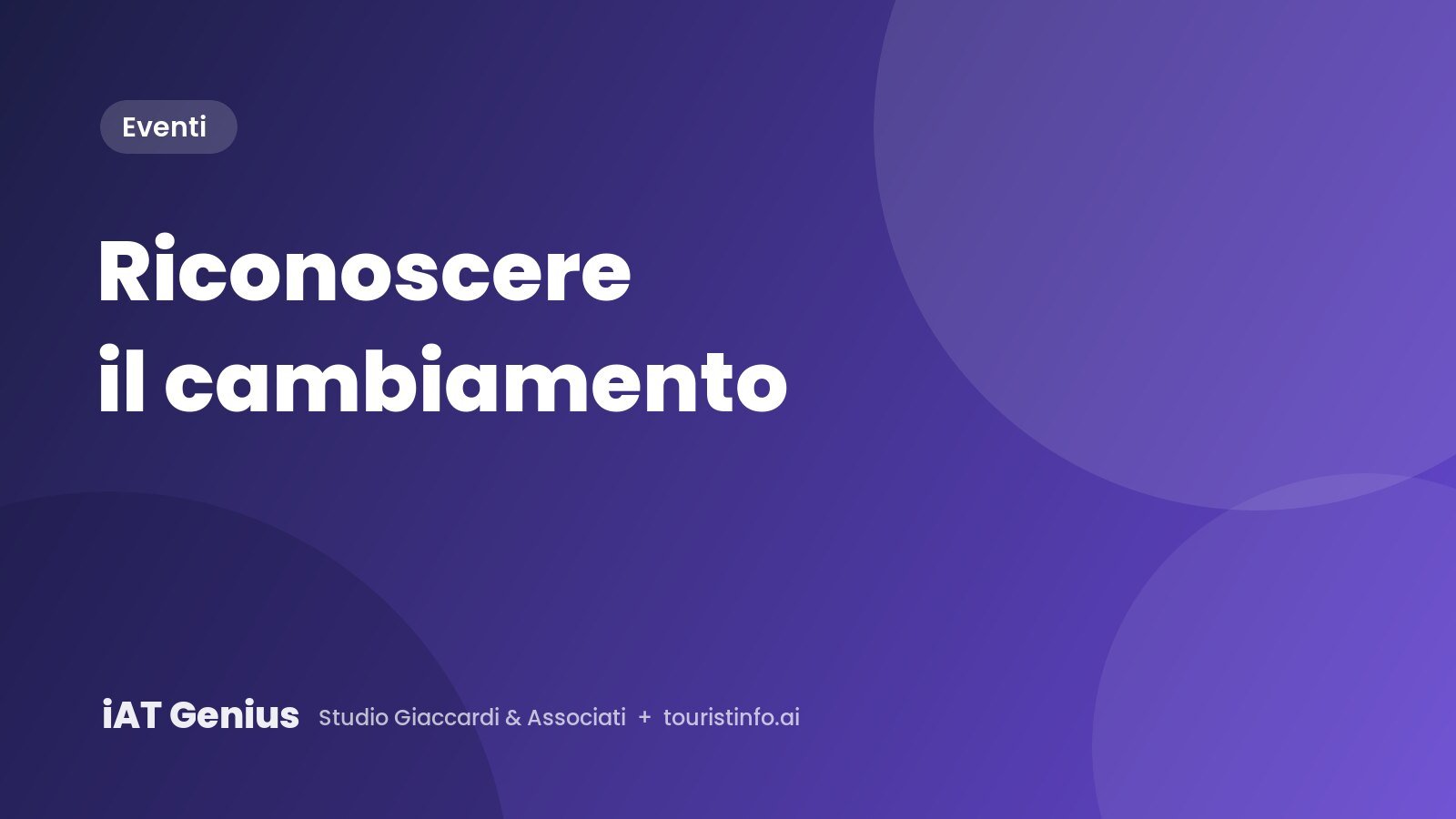 Riconoscere il cambiamento: touristinfo.ai alla TTG Next Start Up Arena